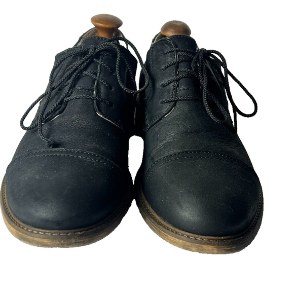 John Fluevog Shoes Men's Size 10 Grant Derby Leather Dress Casual CapToe Lined - Picture 1 of 13